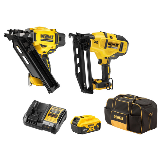 Dewalt XR Nailer Kit - 18V - 2 Piece - 5.0Ah - DCZ244P1-XE