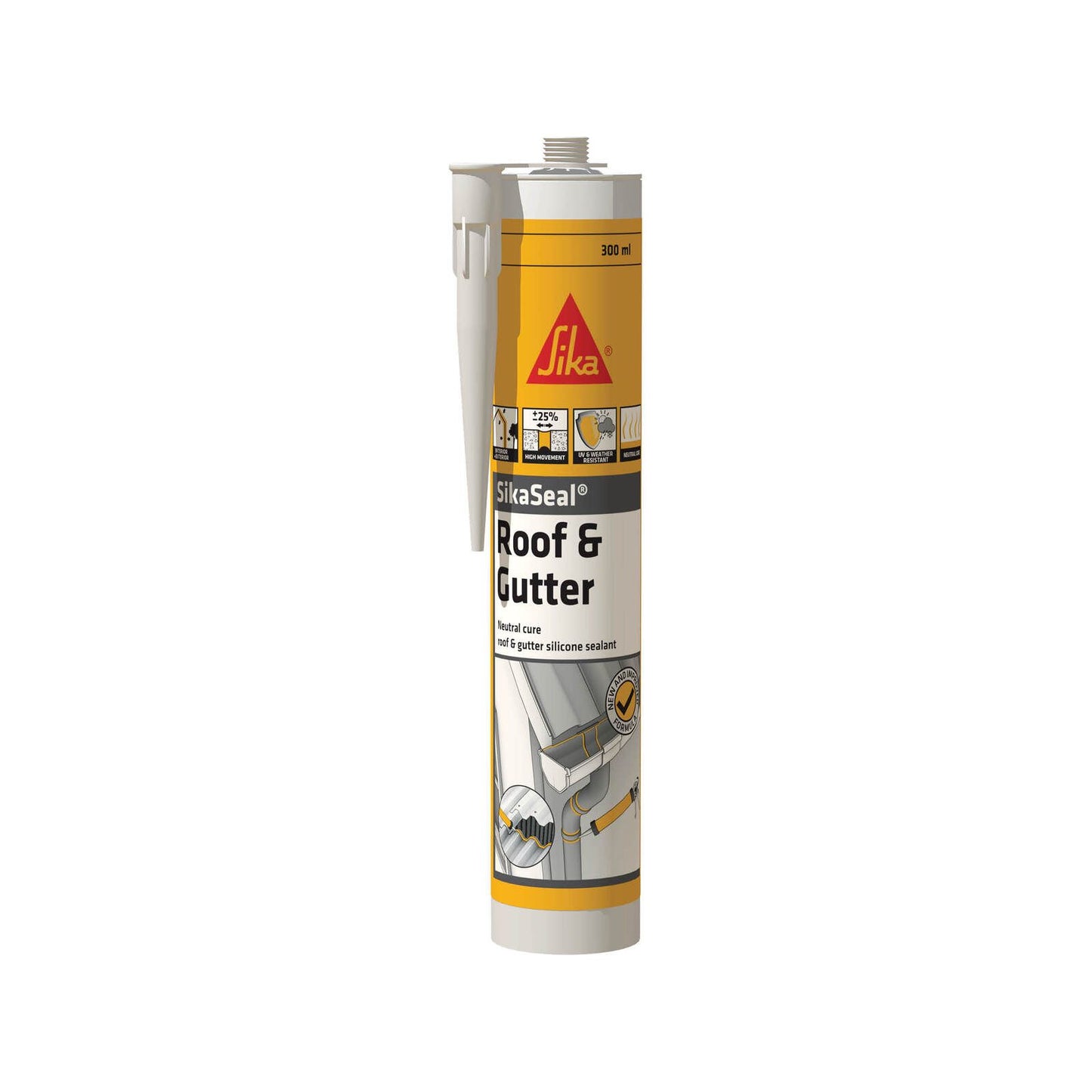 Sika Translucent Sikaseal Roof and Gutter Silicone - 300ml