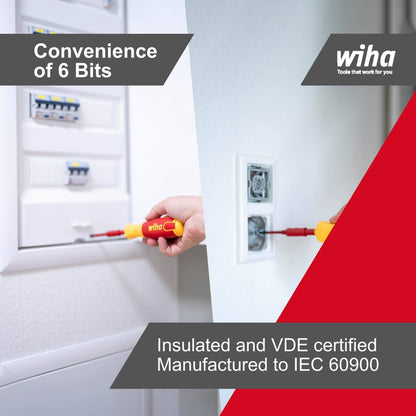 Wiha Magazine Bit Holder - 6 x 75mm - Insulated