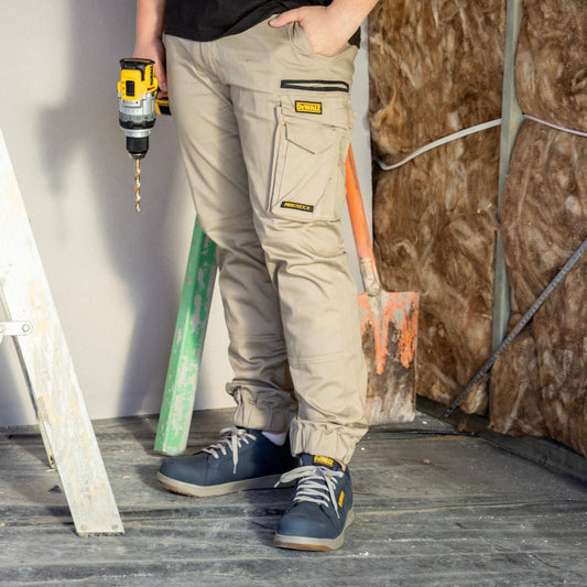 Dewalt Khaki Goldfield Prostretch Trousers Size 34 - Flexibility - Durability
