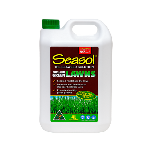 Seasol Liquid Fertiliser - Lush Green Lawns Concentrate - 4L