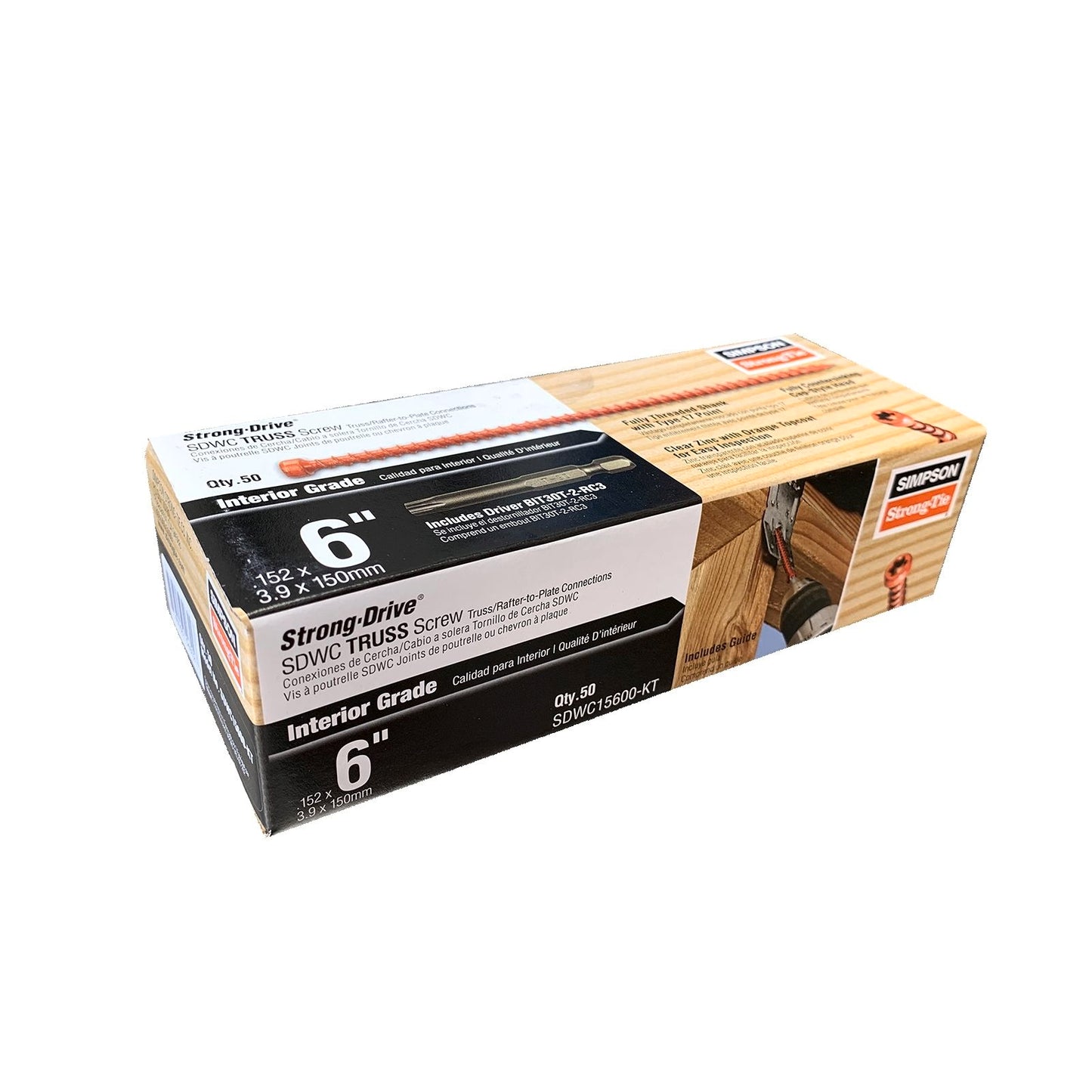 Simpson Strong Tie SDWC Truss Screw - 3.9mm - 50 Pack