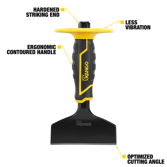 Kango Masonry Chisel with Hand Protector - 115mm