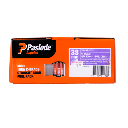 Paslode Impulse Brad - 38mm - 3000 Pack