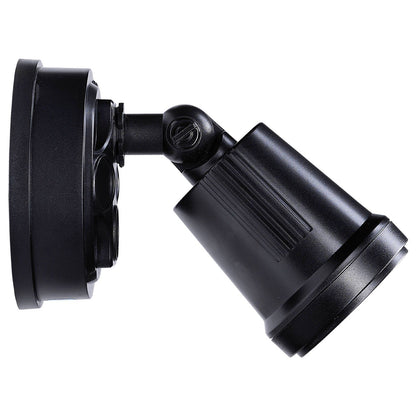 Brilliant Black Raptor III Single LED Flood Light - 800 Lumens