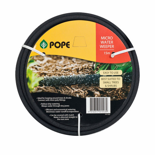 Pope Micro Water Weeper Hose - 15m - 4mm