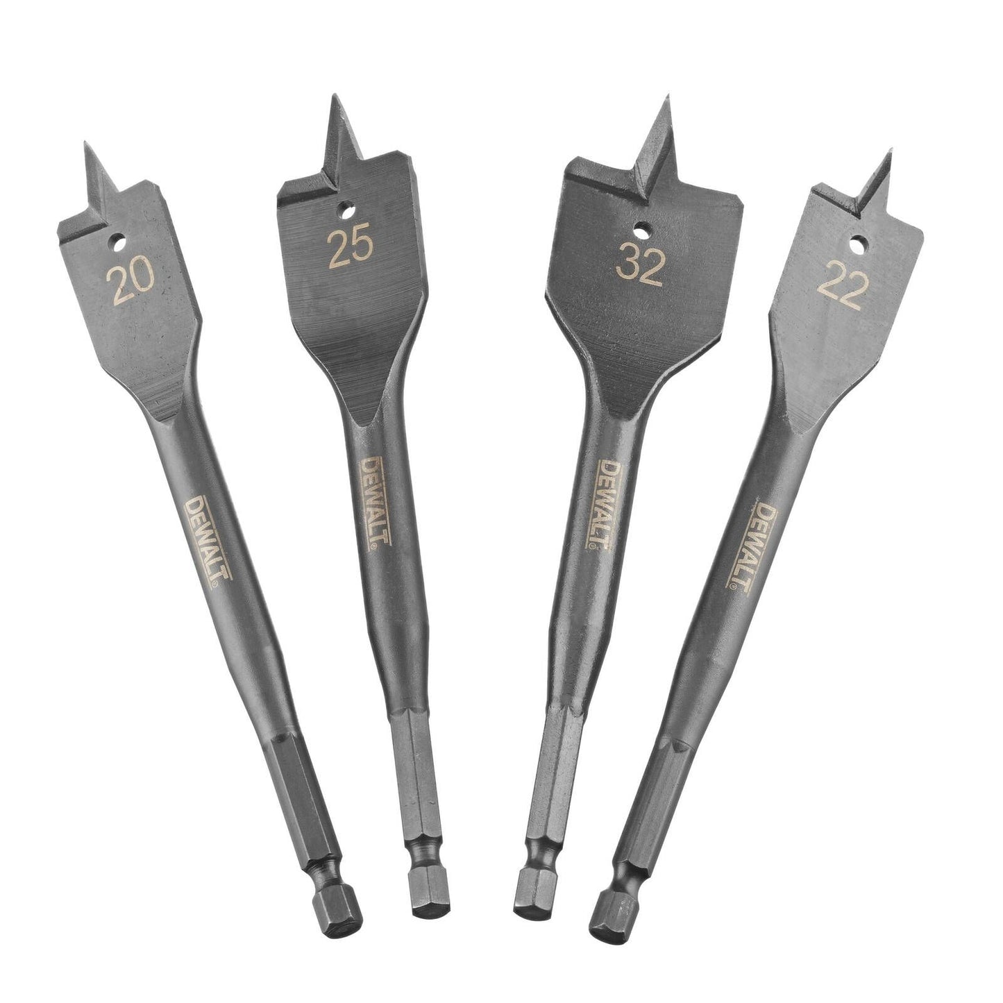 Dewalt Extreme Flatwood Drill Bit Set - 4 Piece - 20-32mm