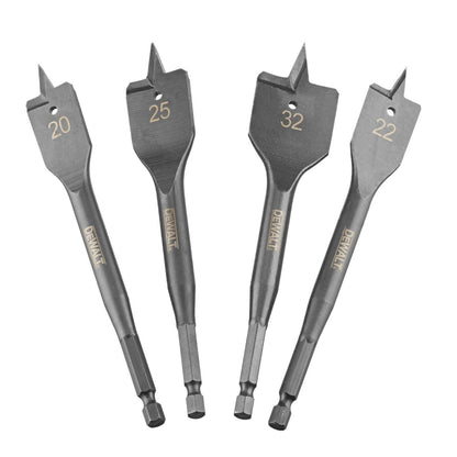Dewalt Extreme Flatwood Drill Bit Set - 4 Piece - 20-32mm