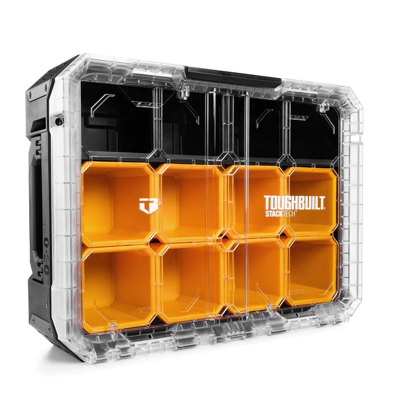 Toughbuilt Stacktech Organiser - 8 Deep Bins - 410 x 185 x 530mm