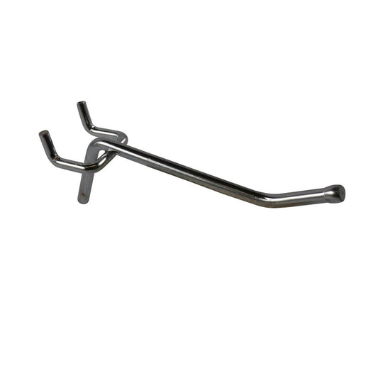 Everhang Pegboard Single Hooks 5 x 75mm 4 Pack - Silver