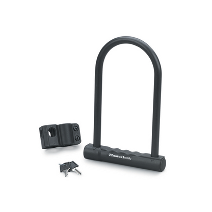Master Lock Bike Lock - 200mm x 100mm x 12mm - Hardened Steel - Weather Resistant
