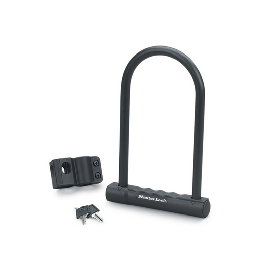 Master Lock Bike Lock - 200mm x 100mm x 12mm - Hardened Steel - Weather Resistant