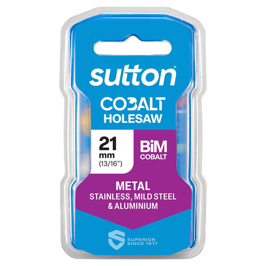 Sutton Tools Viper Cobalt Bi Metal Holesaw - 21mm