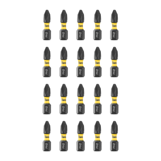 Kango Impact Driver Insert Bits 25mm PH2 20 Pack