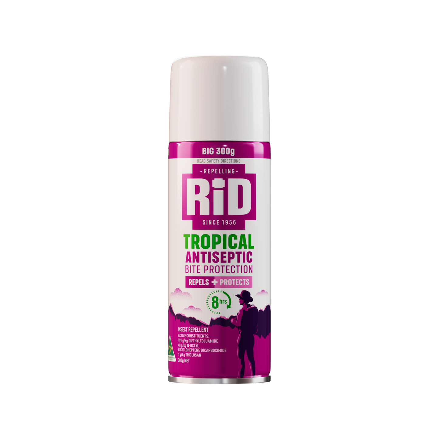RID Tropical Antiseptic Bite Protection - 300g - DEET