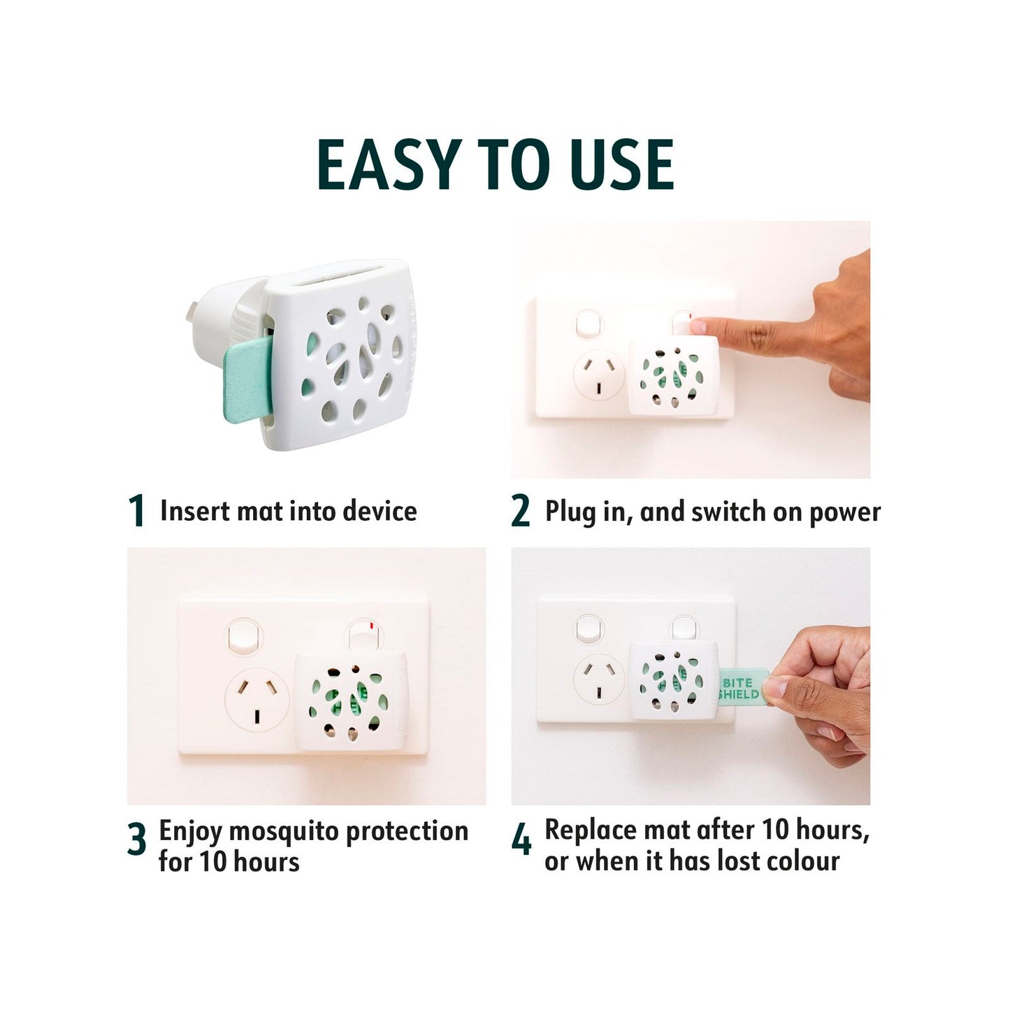 Bite Shield Natural Plug-in Mosquito Repeller