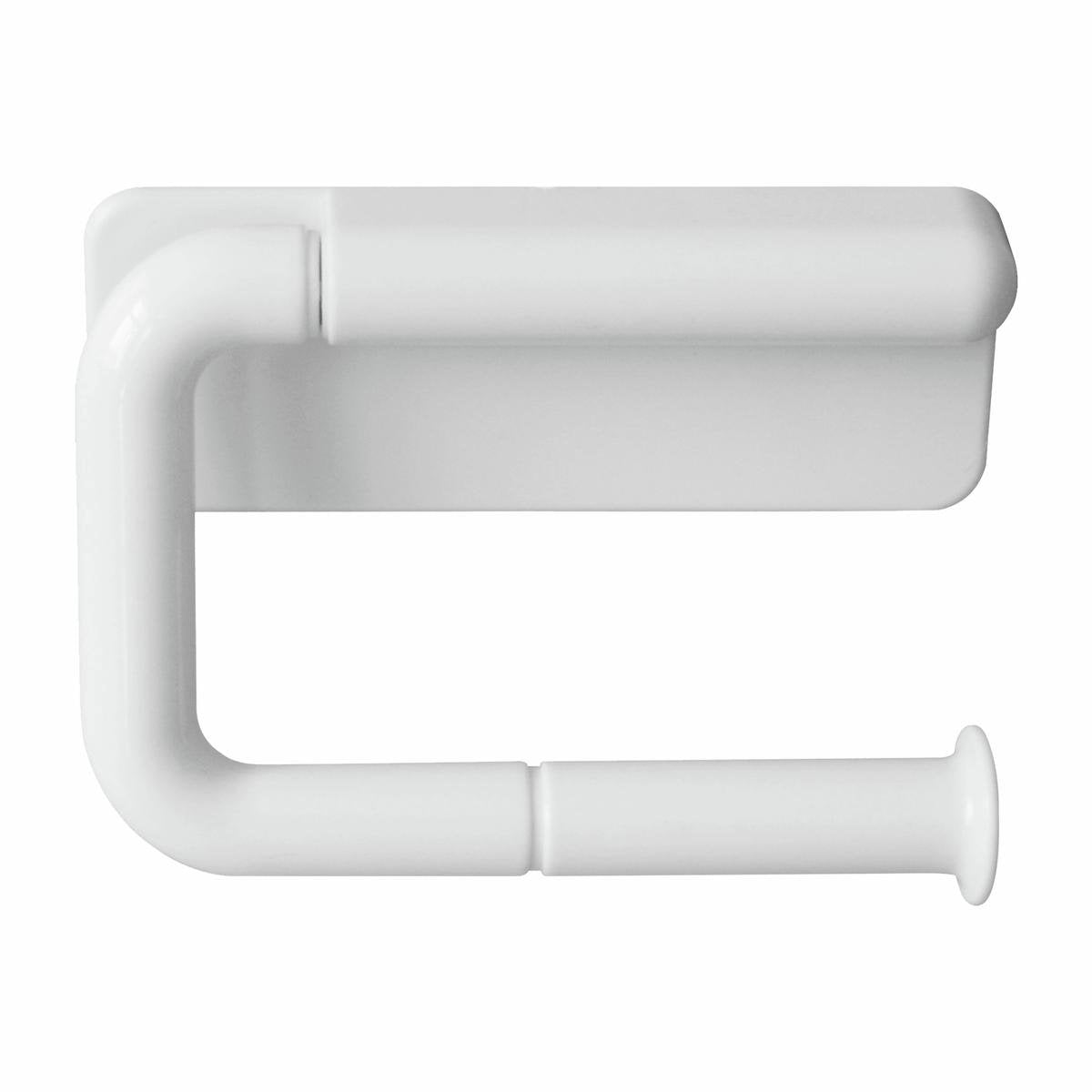 Estilo Toilet Roll Holder White - Easy Stick Installation No Drilling