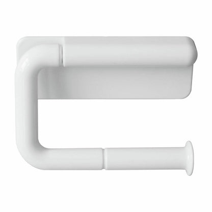 Estilo Toilet Roll Holder White - Easy Stick Installation No Drilling
