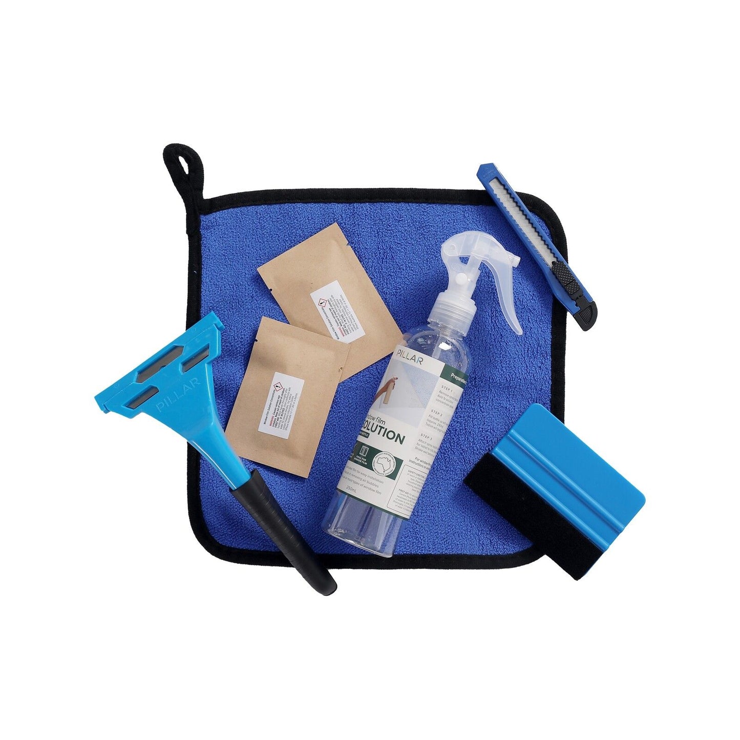 Pillar Window Film Applicator Kit - 7 Piece