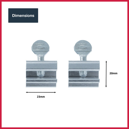 Ikonic Sliding Window Lock - 98 x 134mm - 2 Pack