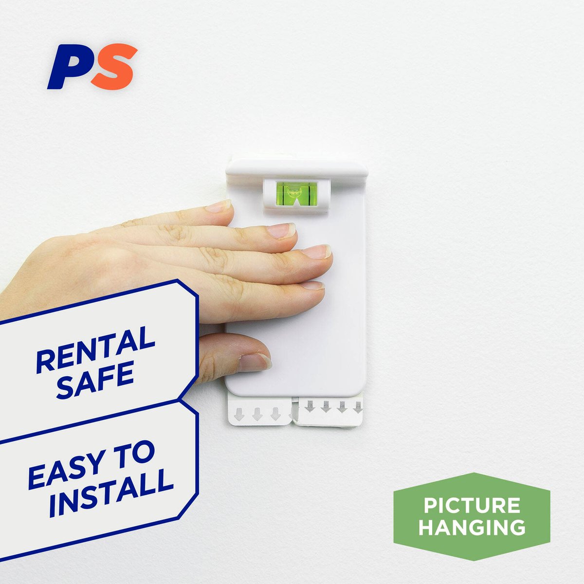 Permastik Extra Large Canvas Hangers - 90cm x 90cm - Plastic - 2 Pack