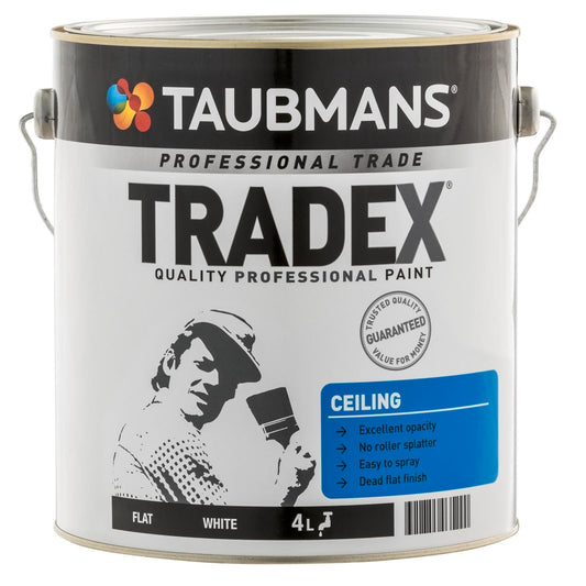 Taubmans Tradex Ceiling Paint - 4L