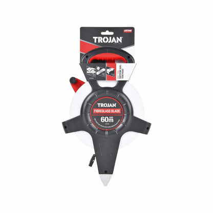 Trojan Open Reel Tape Measure - 60m