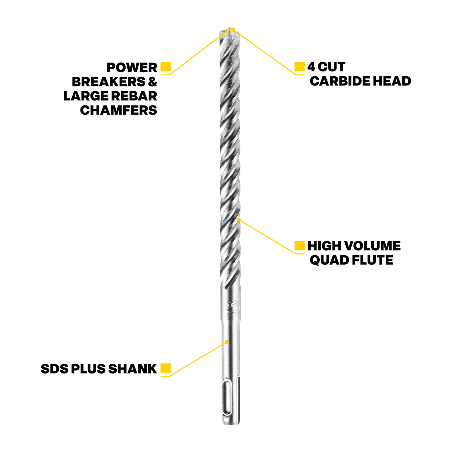 Kango SDS Plus Drill Bit - K4 - 30 x 450mm