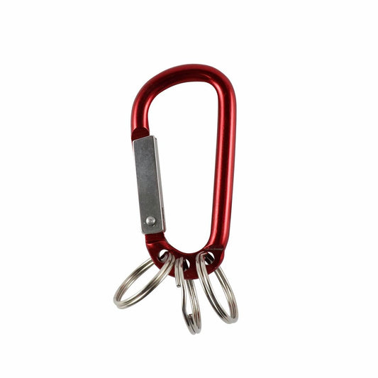 Key Essentials Key Ring Carabiner - 38mm - Steel - Assorted Colours