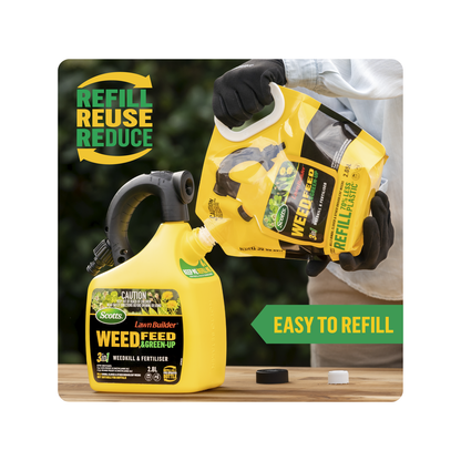 Scotts Lawn Builder Weed Feed Green Up Refill Pouch - 2.5kg