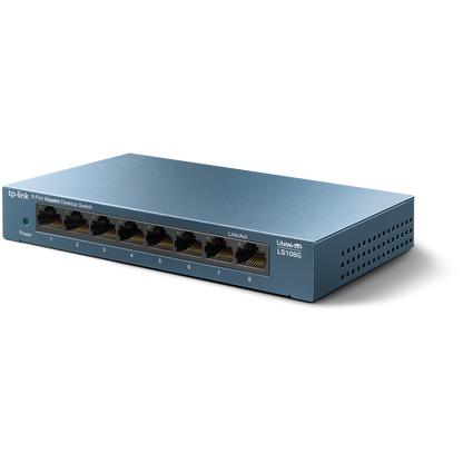 TP-Link LS108G 8 Port Gigabit Desktop Switch