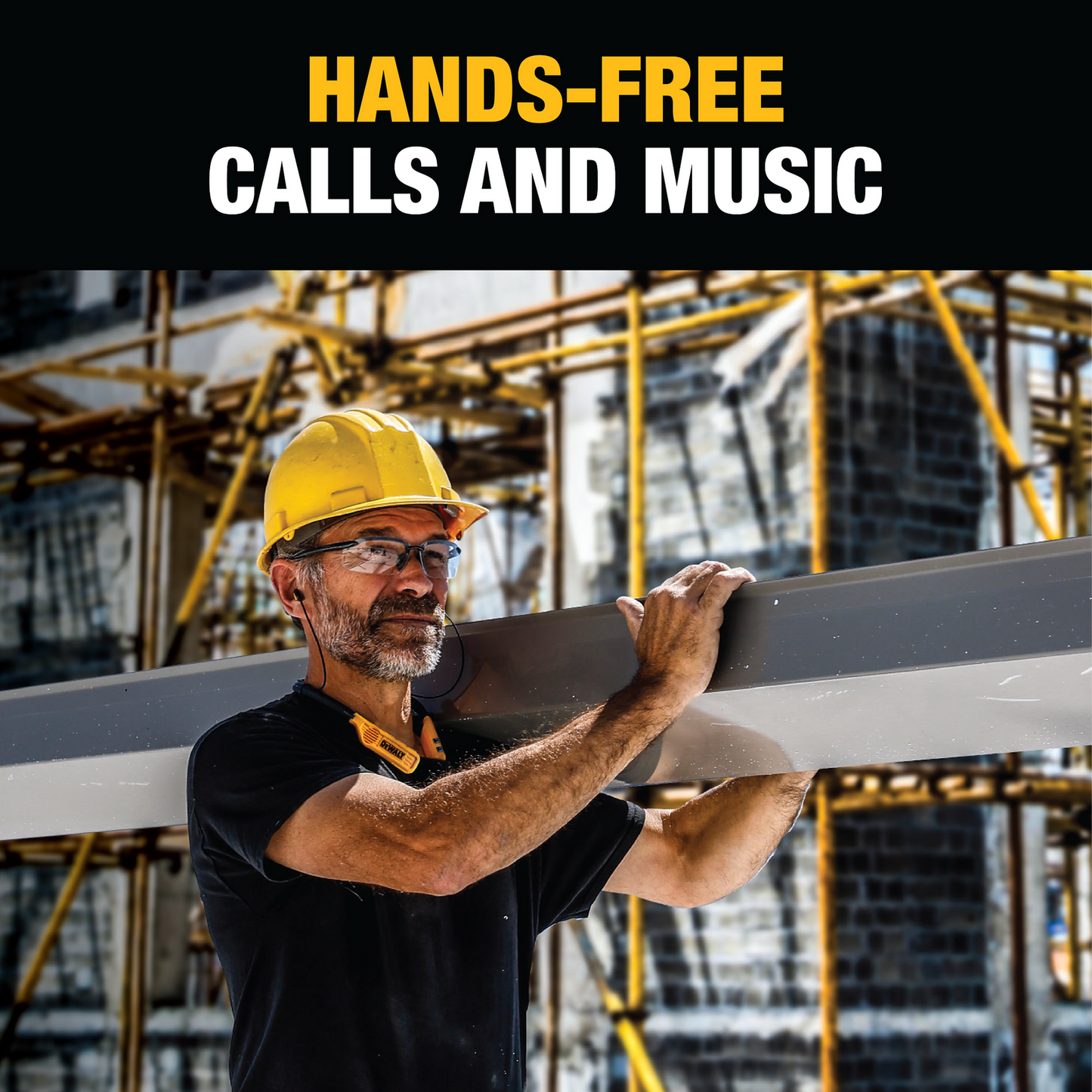 Dewalt 2 in 1 Neckband Headphones