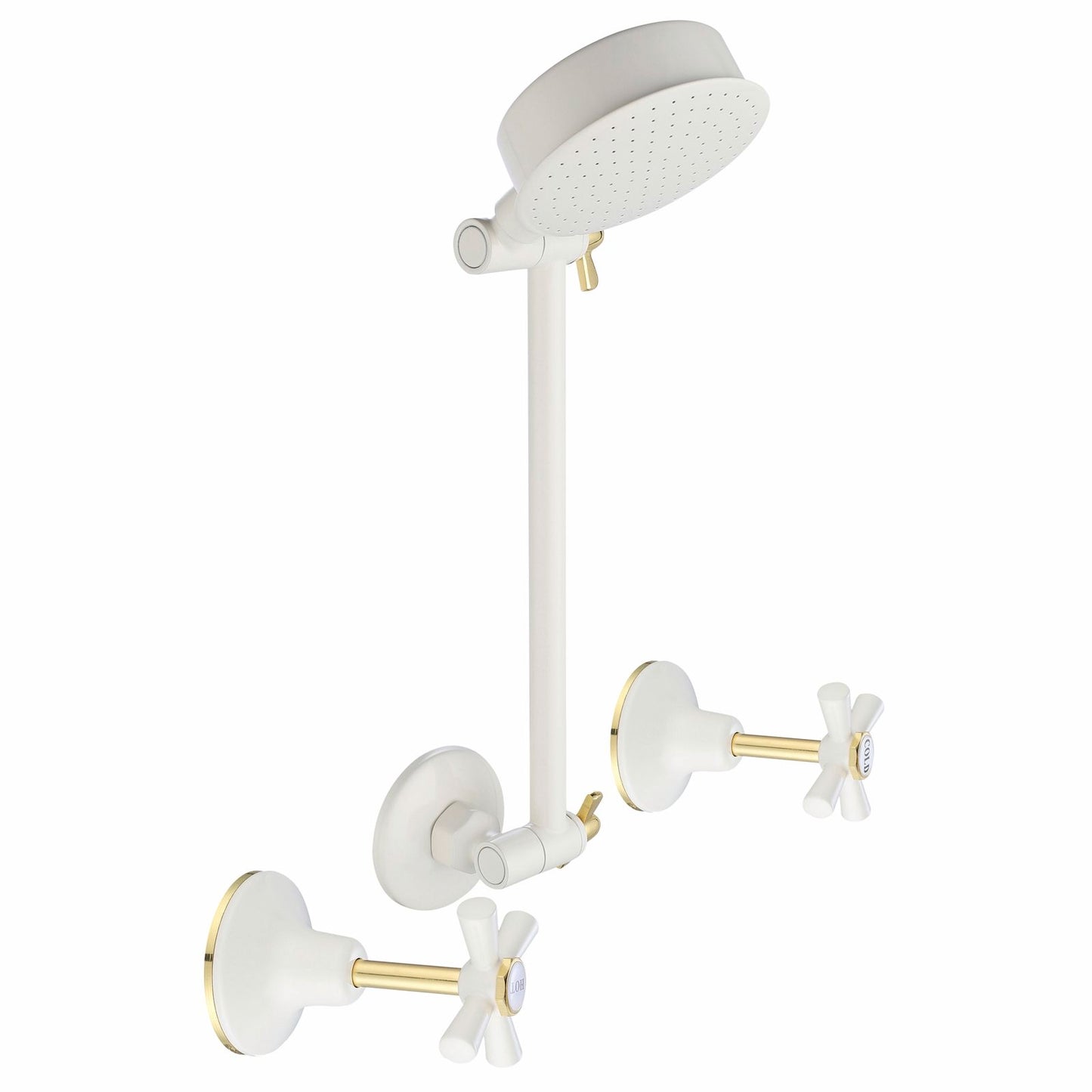 Shaw Mason Ivory Shower Set - 250 x 70 x 250mm