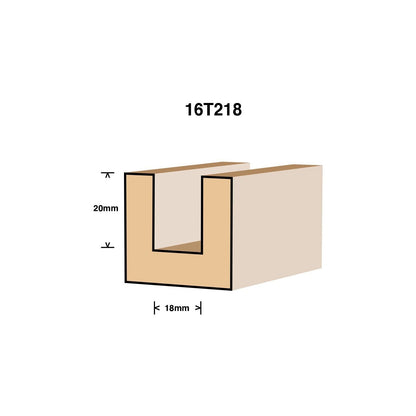 Ultra Router Bit - Straight - 18mm