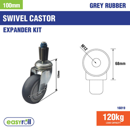 Easyroll Castor Xpan Kit - 100mm