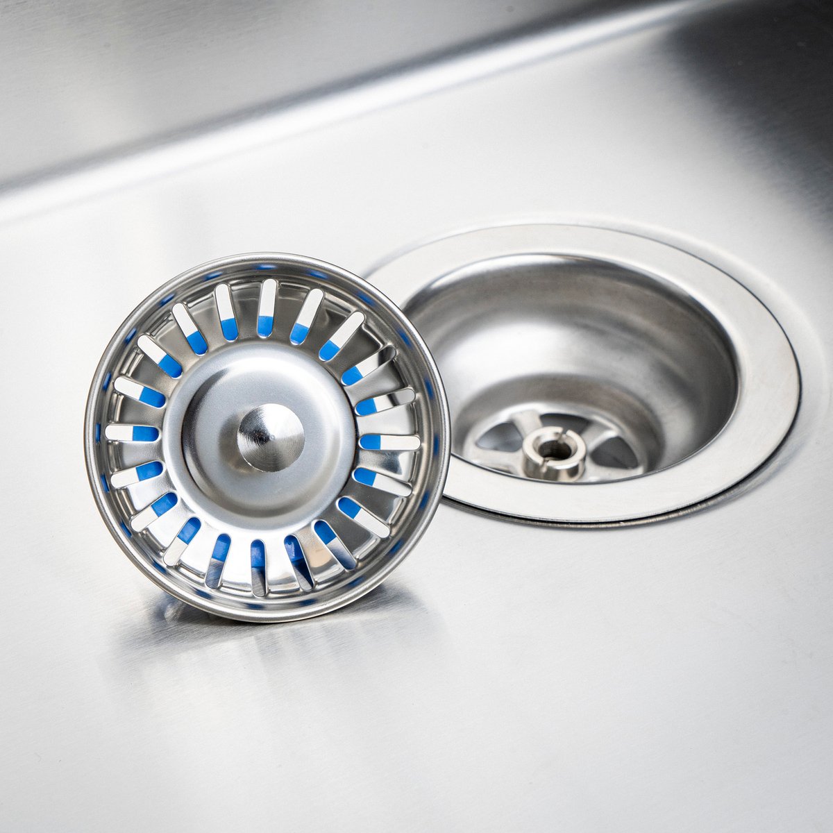 EnduraSeal 80mm Stainless Steel Sink Strainer - Durable - Easy Clean