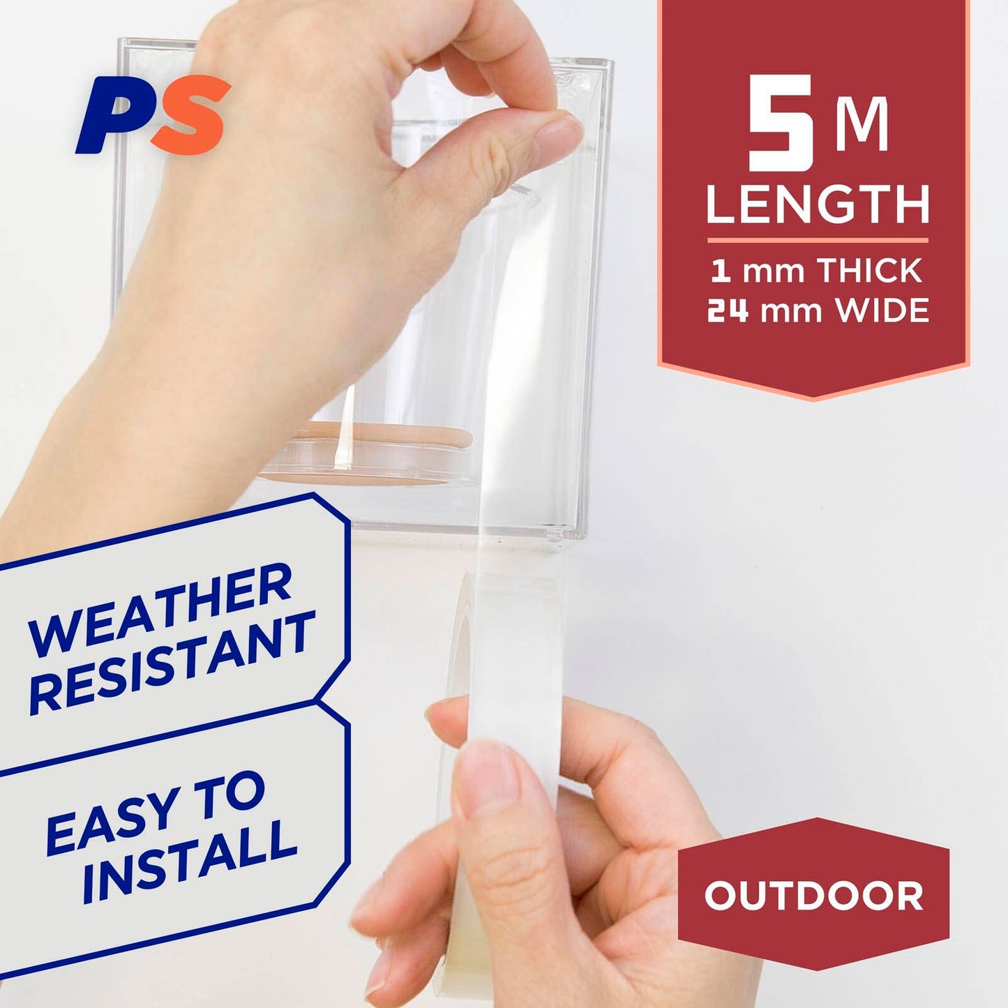 Permastik Outdoor Mounting Tape - 24mm x 5m