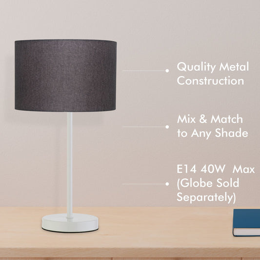 Verve Design Mardin Lamp Base - White - 36cm
