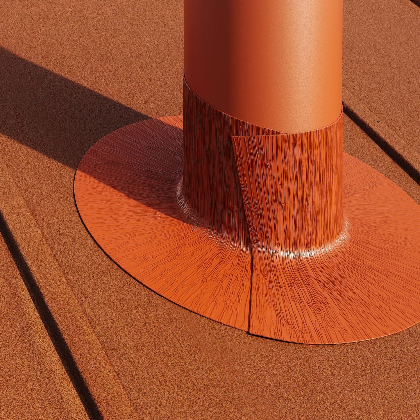 Smartform Terracotta Lead Free Flashing - 300mm x 1m