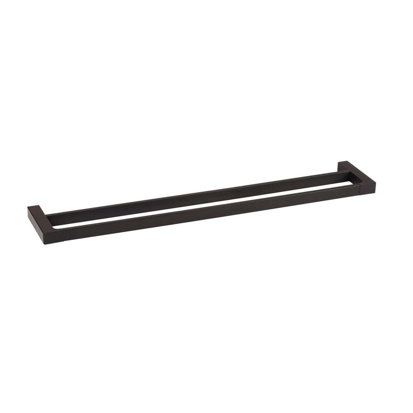 Mondella Matte Black Rumba Double Towel Rail - 600mm
