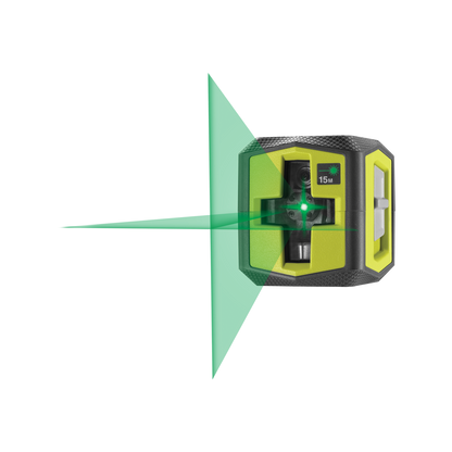 Ryobi Green Cross Line Laser - 15m
