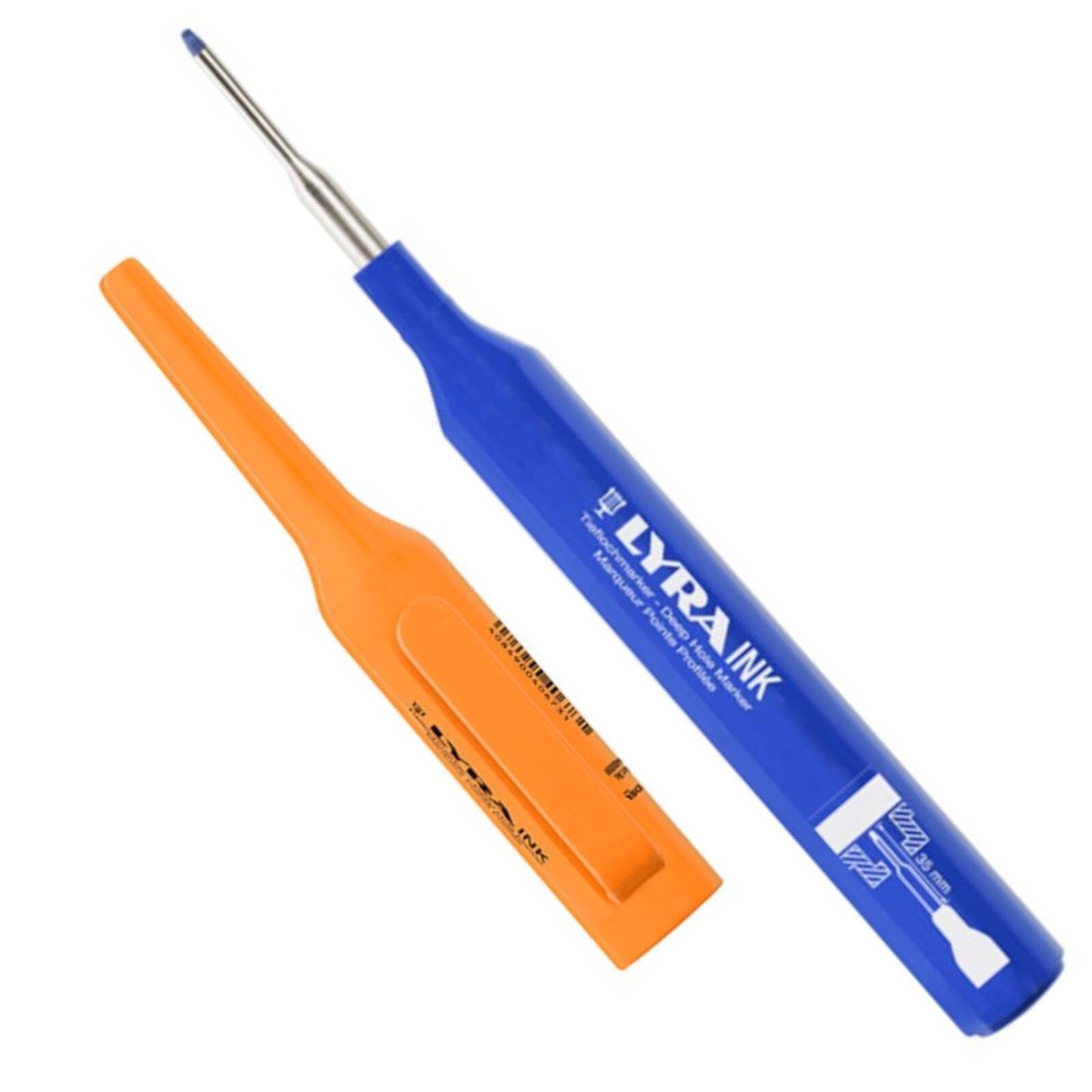 Lyra Blue Deep Hole Permanent Construction Marker - 1mm - 35mm