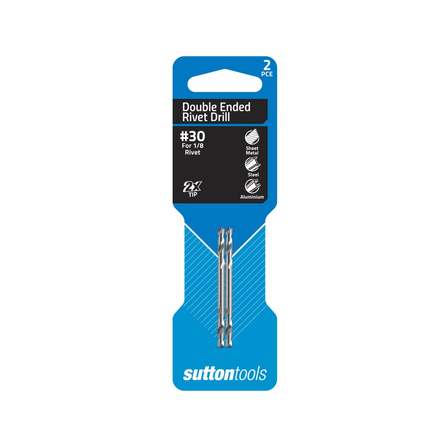 Sutton Tools Rivet Drill Bit - No.30 - 2 Pack