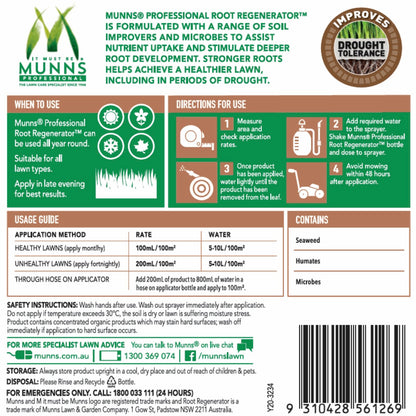 Munns Professional Root Regenerator - 1L