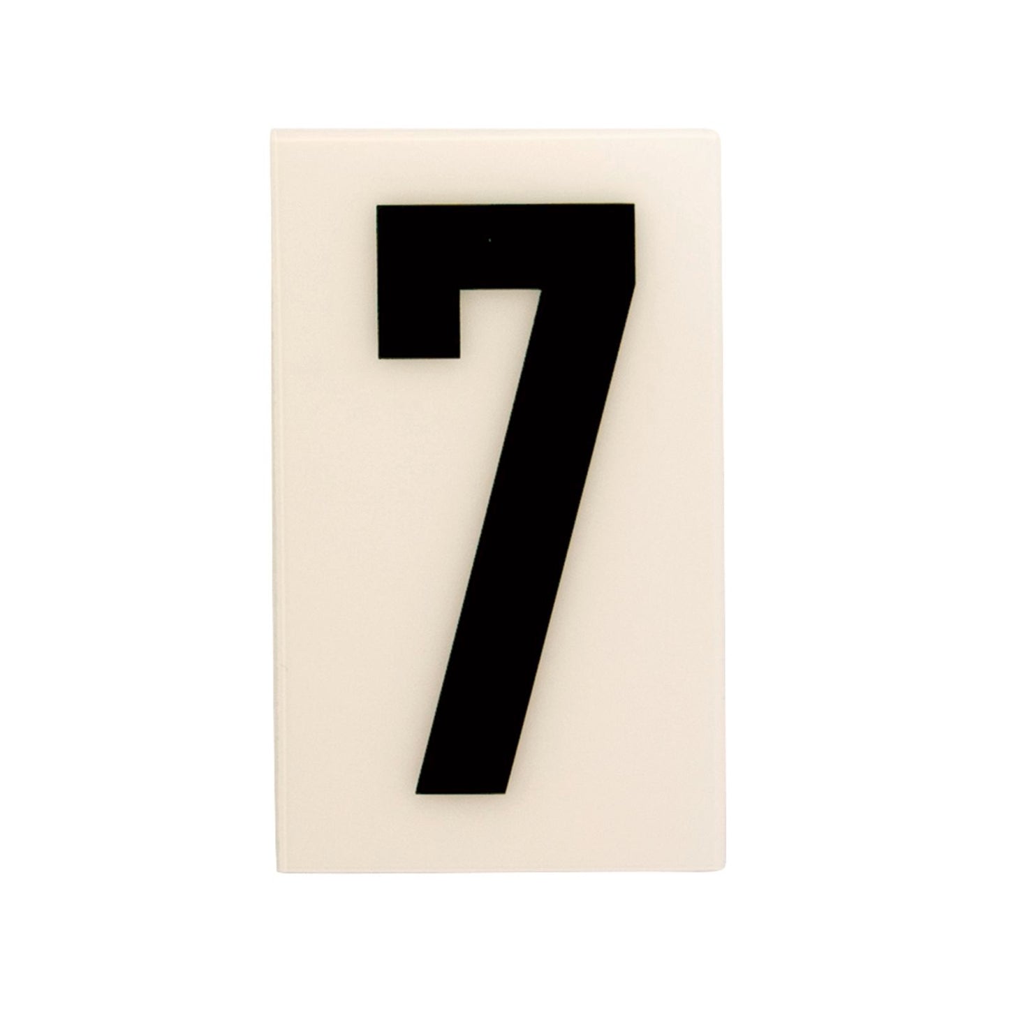 Sandleford Self Adhesive House Number 7 - 60mm - White