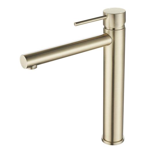 Mondella Resonance Vessel Basin Mixer - 35mm - Brushed Brass