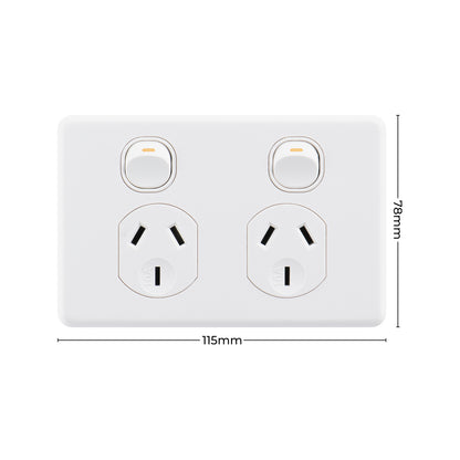 Deta X6 Double Power Point - 10 Pack
