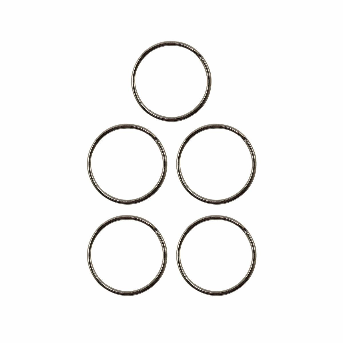 Key Essentials Split Rings - 38mm - Steel - Easy To Use - 5 Pack