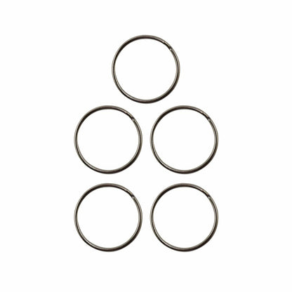 Key Essentials Split Rings - 38mm - Steel - Easy To Use - 5 Pack