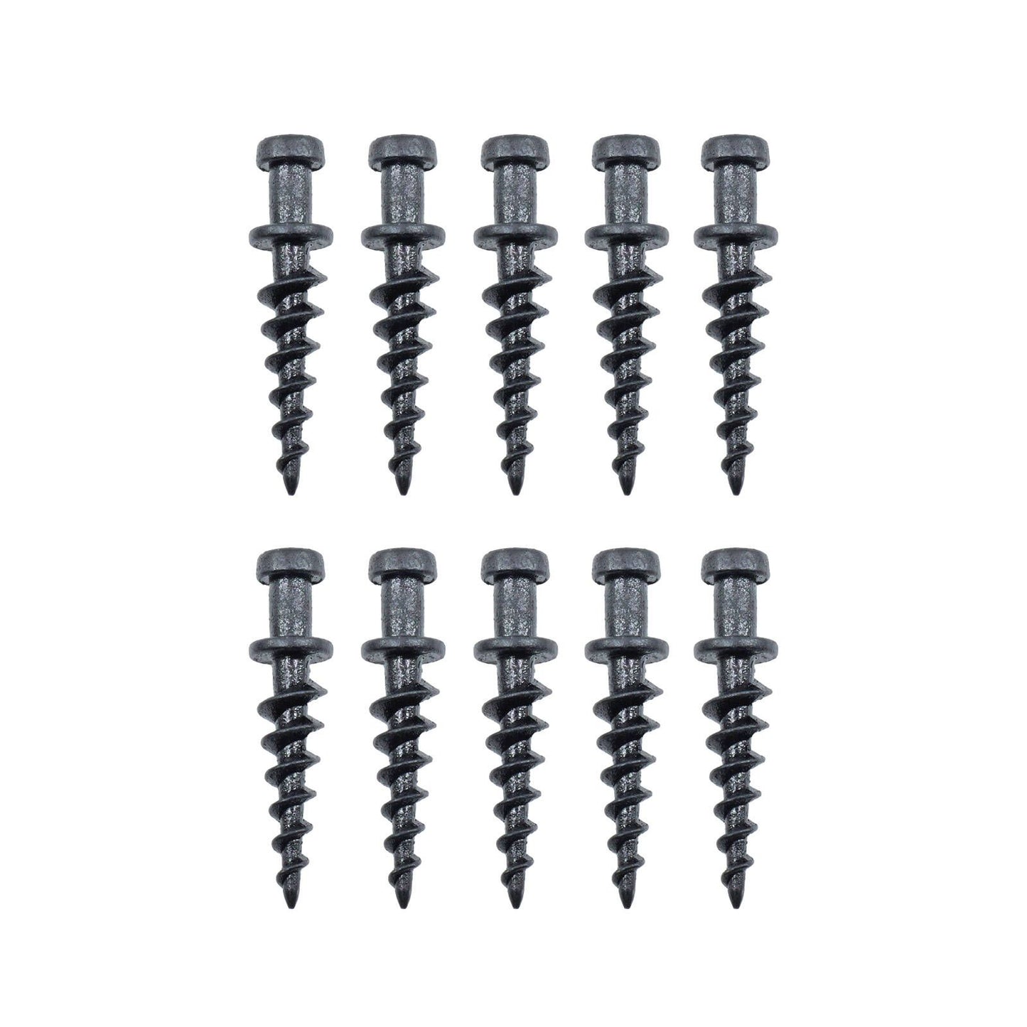 Everhang Heavy Duty Picture Hanging Screws - 8 x 40mm - 10 Pack - Black